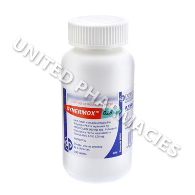 Synermox (Amoxicillin / Clavulanic Acid) - 500/125mg (100 Tablets) Image1