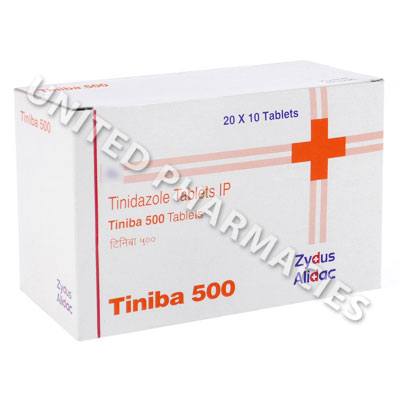 Tiniba (Tinidazole) - 500mg (10 Tablets) Image1