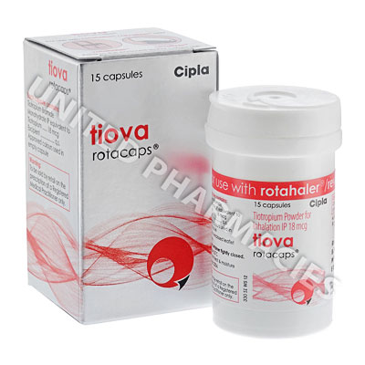 Tiova (Tiotropium Bromide) - 18mcg (15 Capsules) Image1