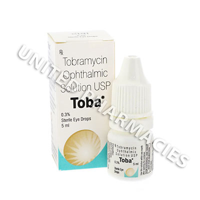 Toba Eye Drops (Tobramycin) - 3mg (5mL) Image1