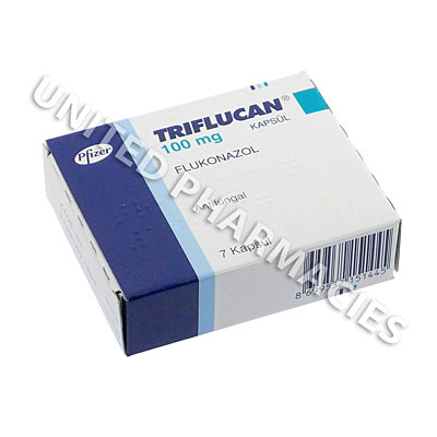 Triflucan (Fluconazole) - 100mg (7 Capsules) Image1