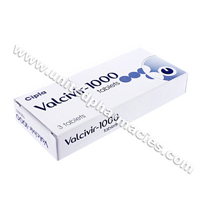 Valcivir (Valacyclovir) - 1000mg (3 Tablets) Image1