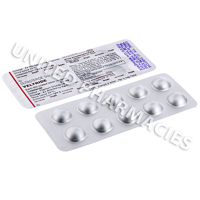 Veltride (Dutasteride) - 0.5mg (10 Tablets) Image1