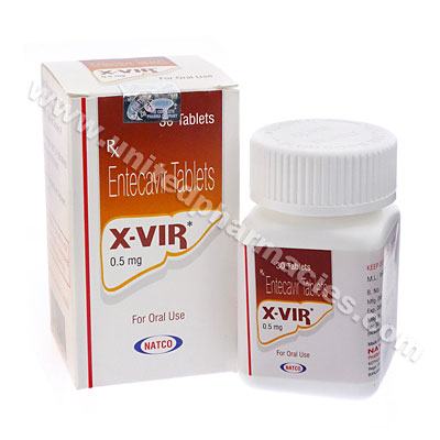 X-Vir (Entecavir) - 0.5mg (30 Tablets) Image1