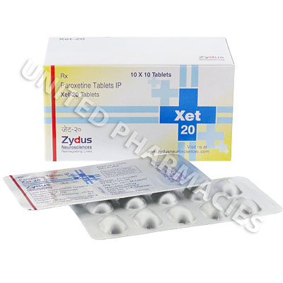 Xet (Paroxetine) - 10mg (10 Tablets) Image1