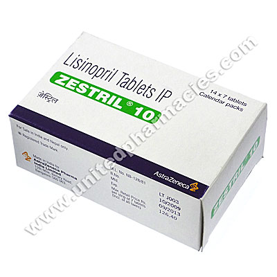 Zestril (Lisinopril) - 10mg (7 Tablets) Image1